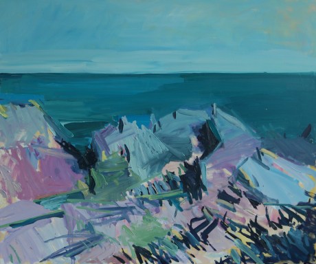 jagged rocks 39 x 47in
