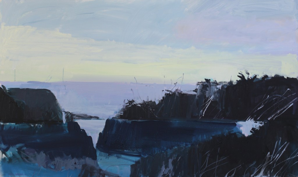 dark north coast rocks   36 x 60in