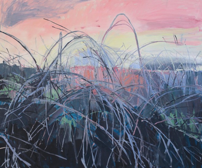 pale brambles   39 x 47in