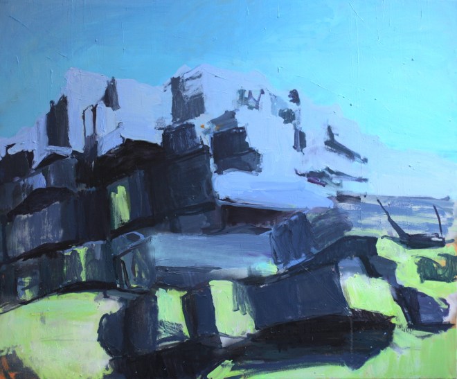 west coast rocks 39 x 47in