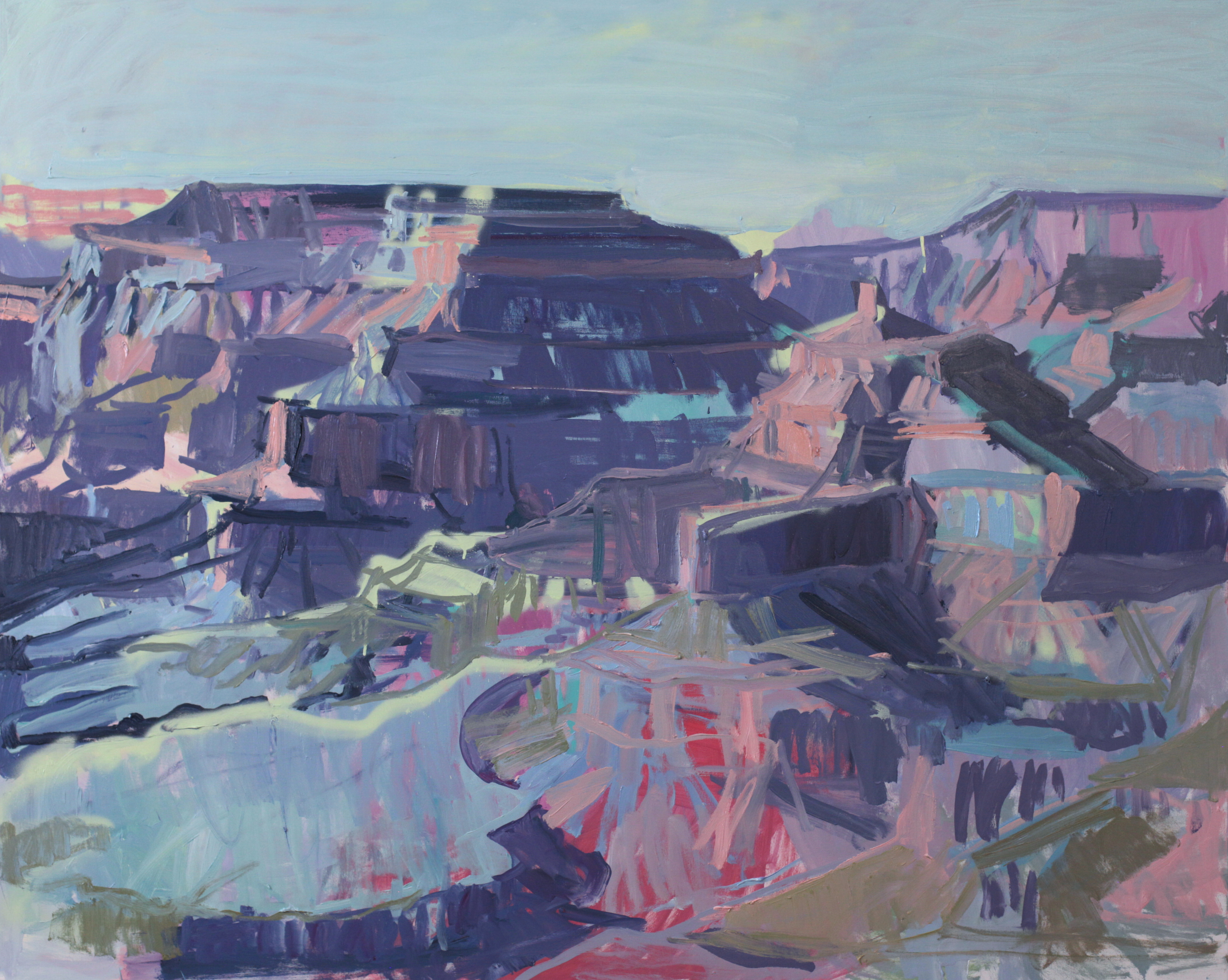 Dusk Canyon 47 x 59in