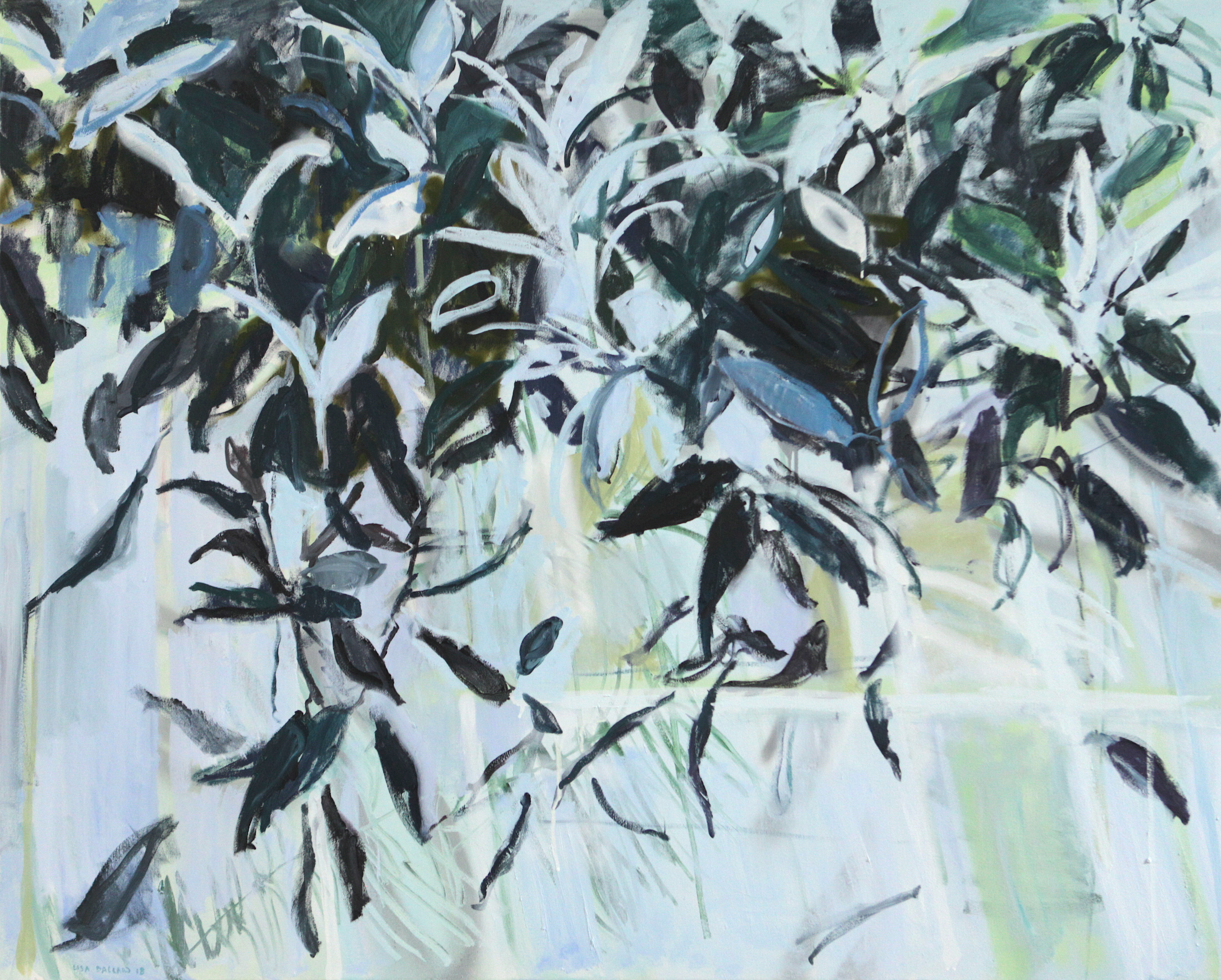 Pale and purple leaves (sold)